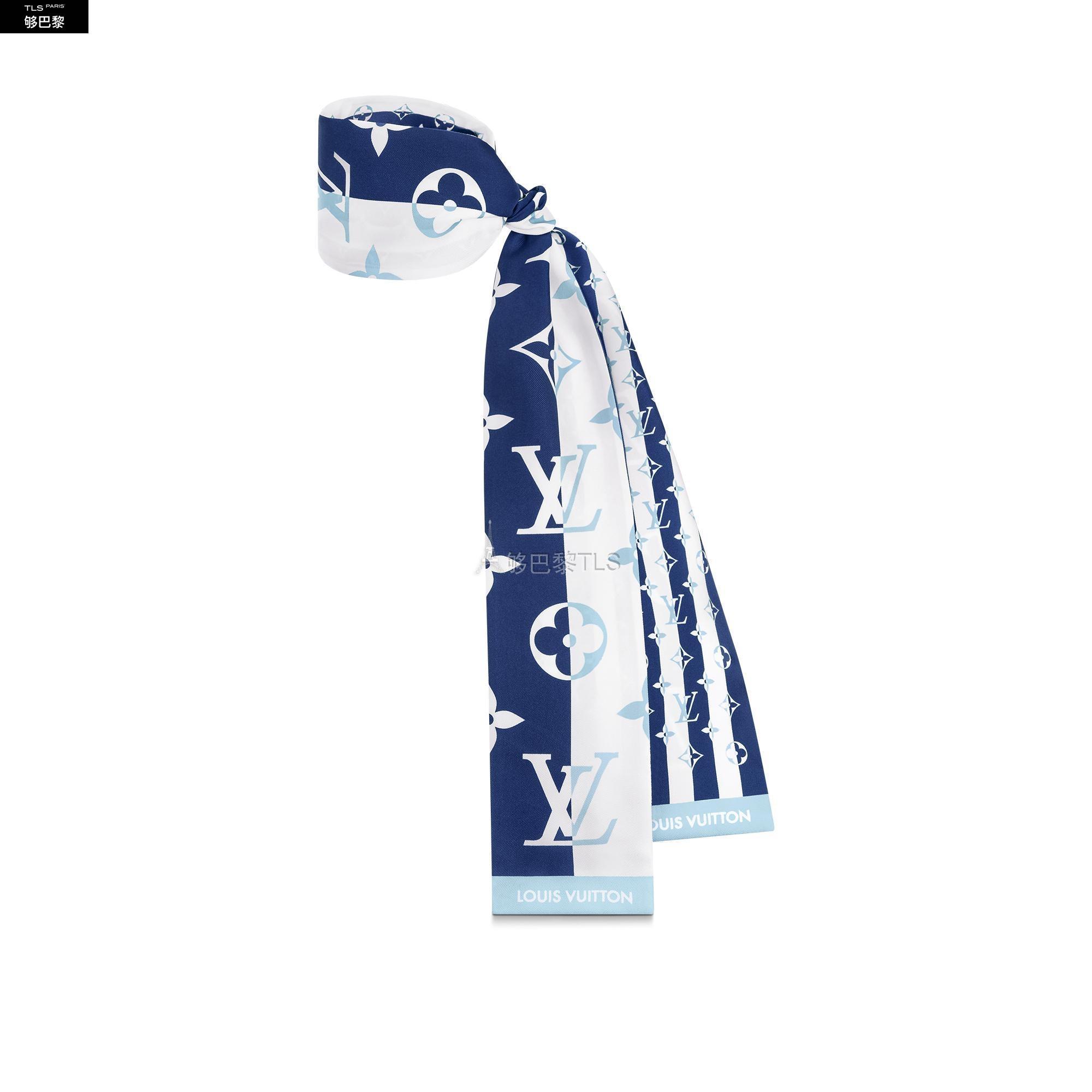 【包邮包税】 lv路易威登 21年秋冬 女士 丝巾 lv parasol 束发带 m7