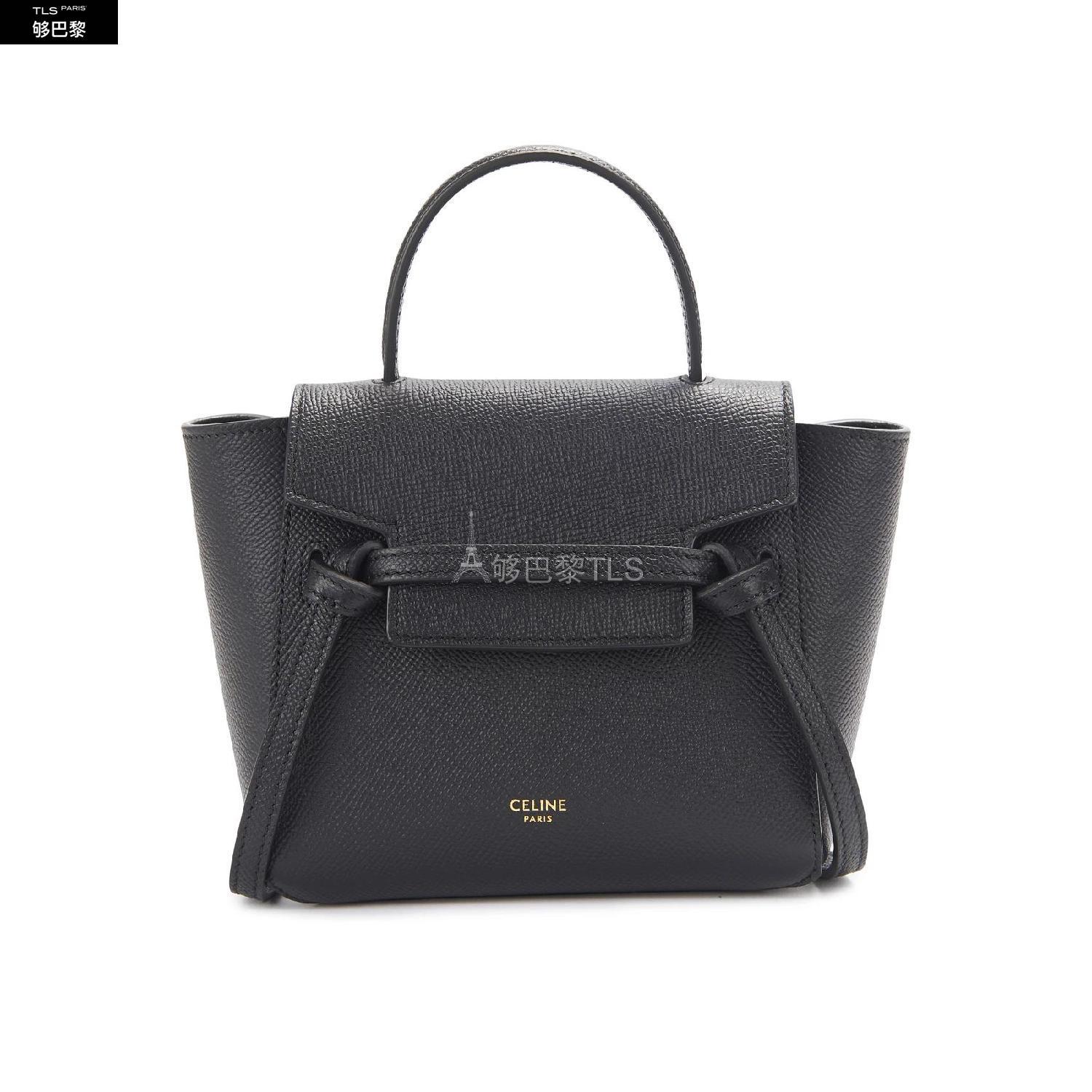 【包邮包税】 celine赛琳思琳 21年秋冬 女士 手提包 pico 粒面小牛皮