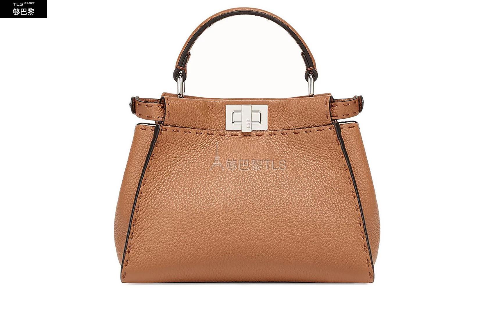 【包邮包税】 fendi芬迪 21年春夏 女士 手提包 peekaboo iconic迷你