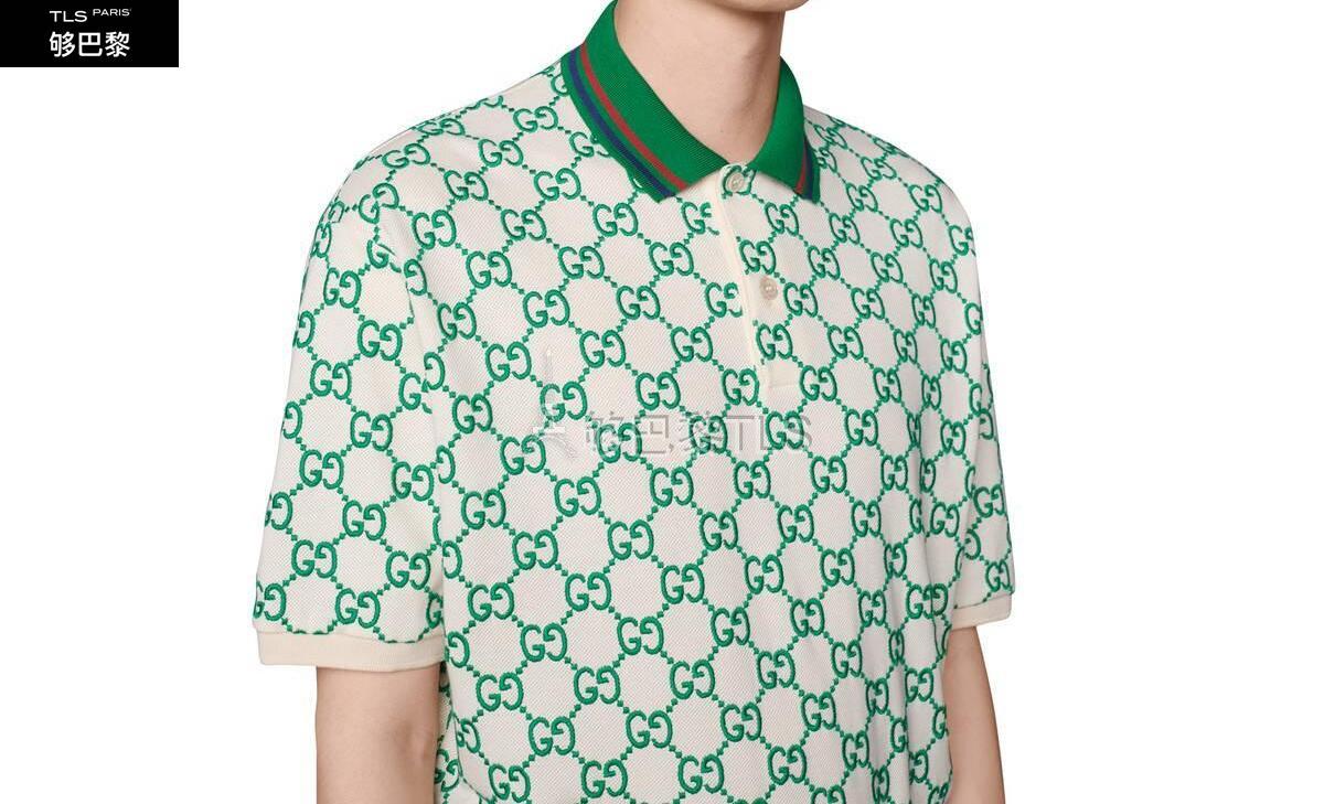 【包邮包税】 gucci古驰 21年秋冬 男士 gg弹力棉polo衫 598956 xjb0u