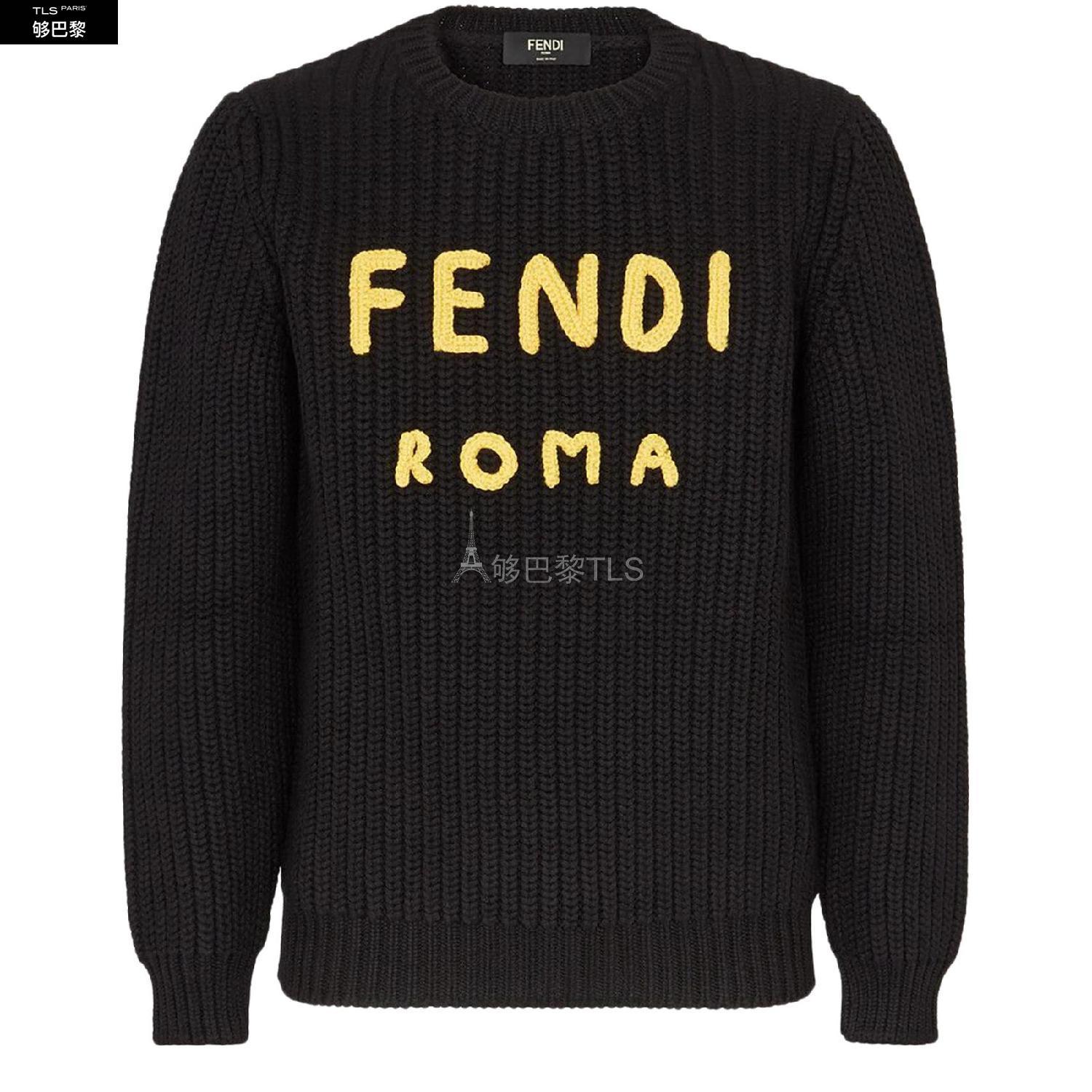 【包邮包税】 fendi芬迪 21年秋冬 男士 针织衫 套头衫 fen62w9nbck