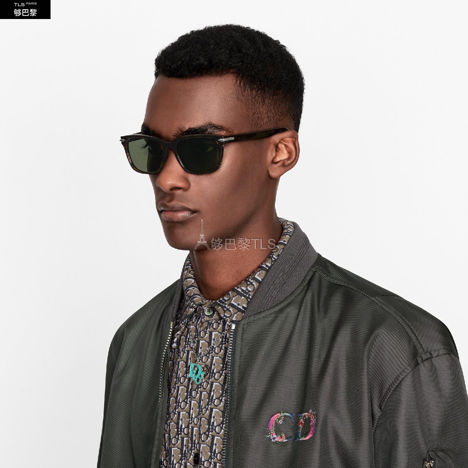 【包邮包税】 dior迪奥 21年秋冬 男士 太阳眼镜 太阳眼镜-棕色玳*w*