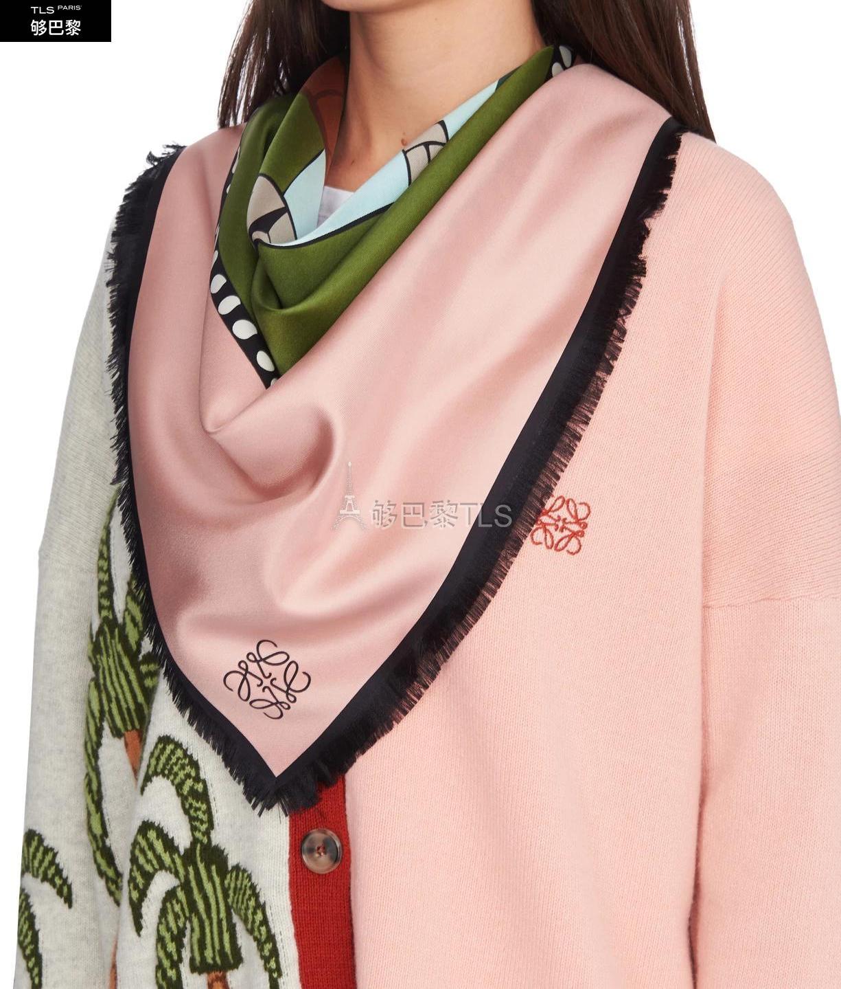 【包邮包税】 loewe罗意威 21年春夏 女士 围巾 复活节岛围巾 loewq
