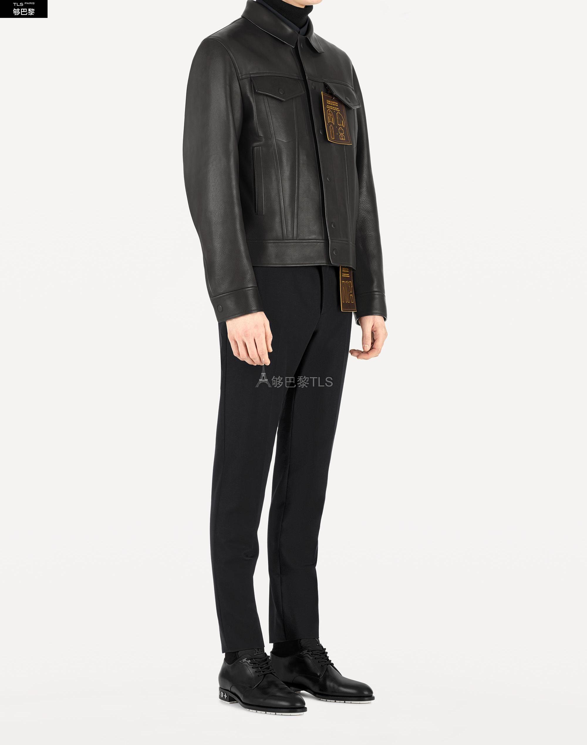 【包邮包税】 lv路易威登 男士 夹克 皮革牛仔夹克 1a5ixd 1a5ixi 1a5