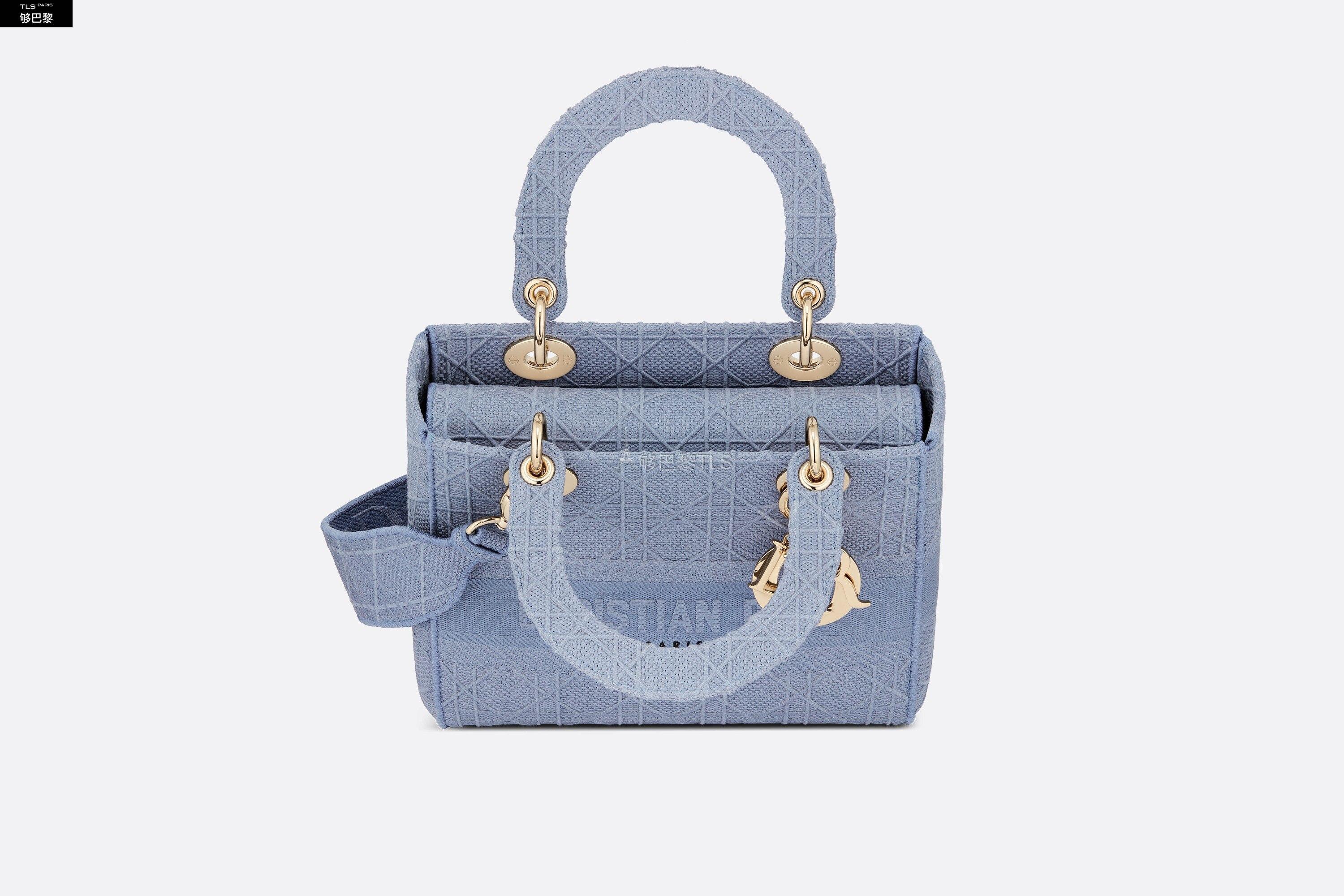 【包邮包税】 dior迪奥 21年春夏 女士 手提包 中号 lady d-lite 手袋