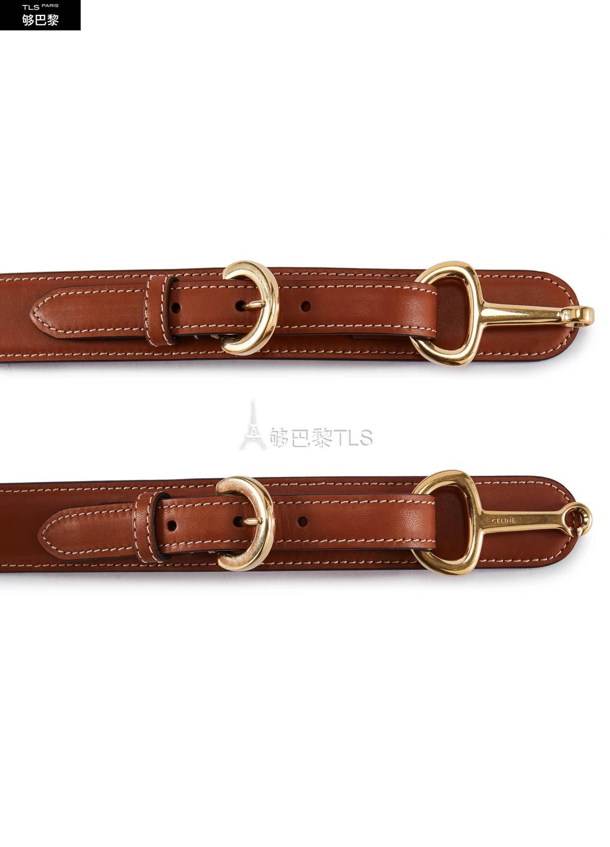 【包邮包税】 celine赛琳思琳 21年秋冬 女士 腰带 光滑小牛皮 crecy
