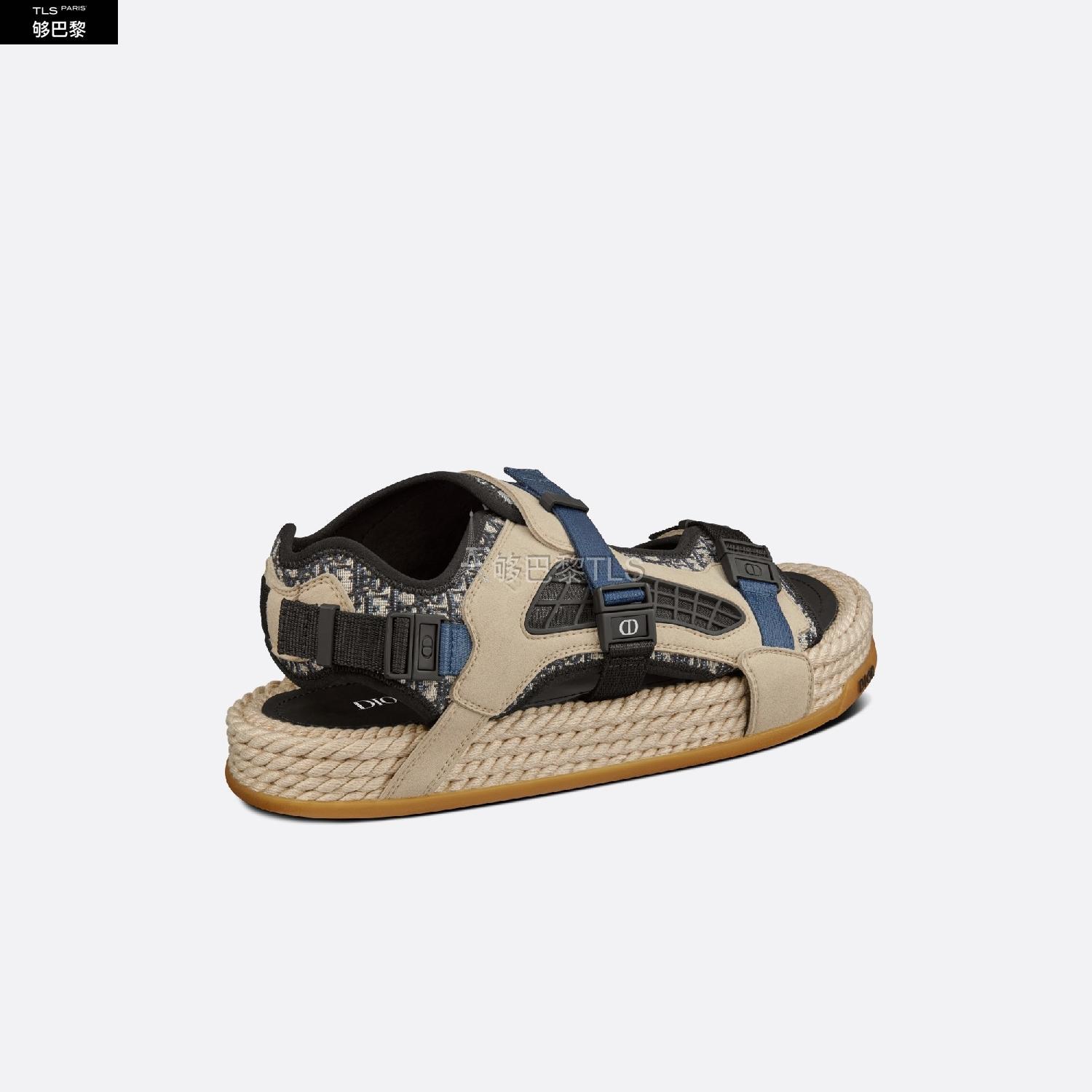 【包邮包税】 dior迪奥 21年秋冬 男士 平底凉鞋 dior atlas 凉鞋 3sa