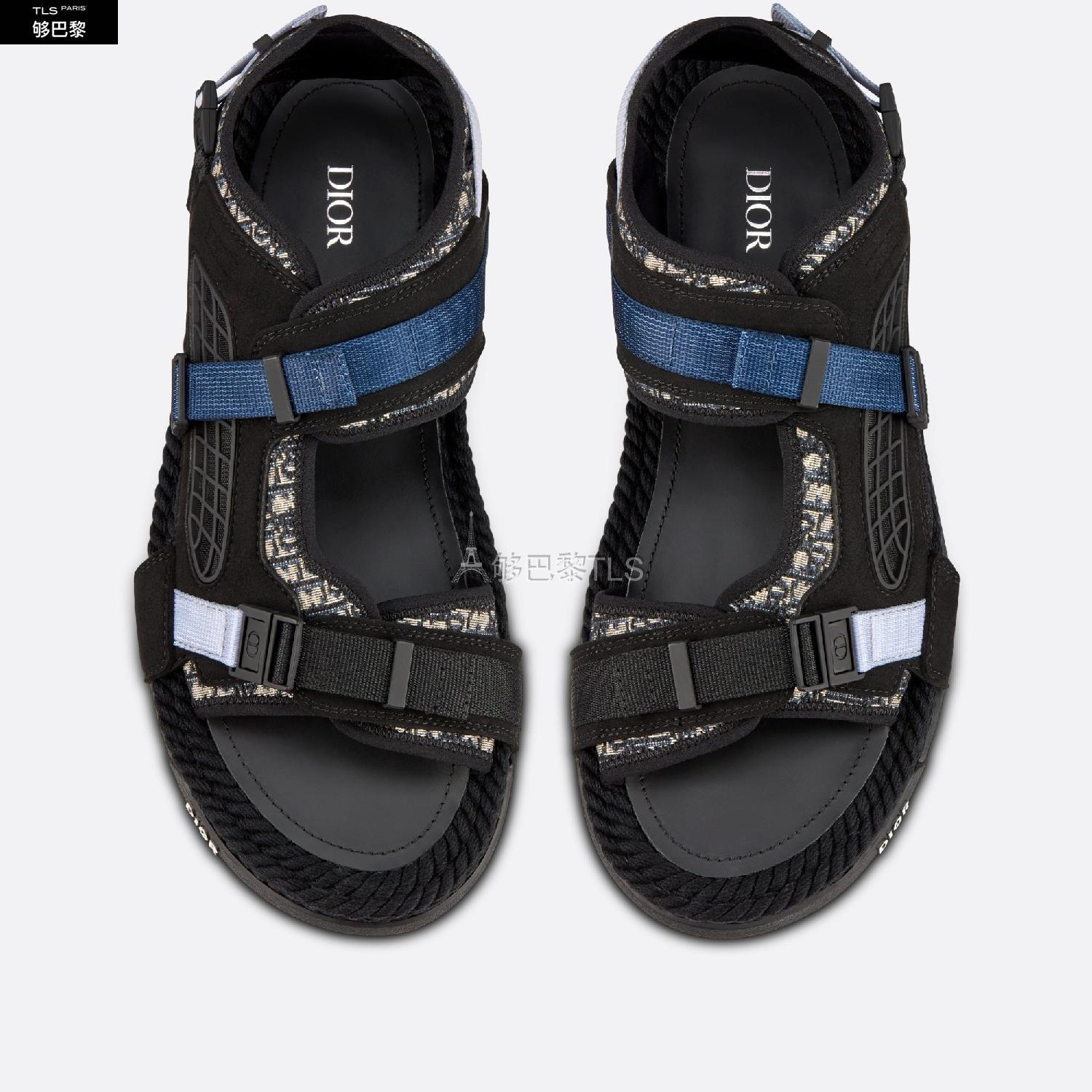 【包邮包税】 dior迪奥 21年秋冬 男士 平底凉鞋 dior atlas 凉鞋 3sa