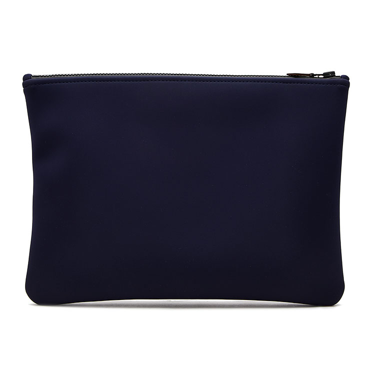 hermes/爱马仕 深蓝色男士织物手拿包(99新未使用)