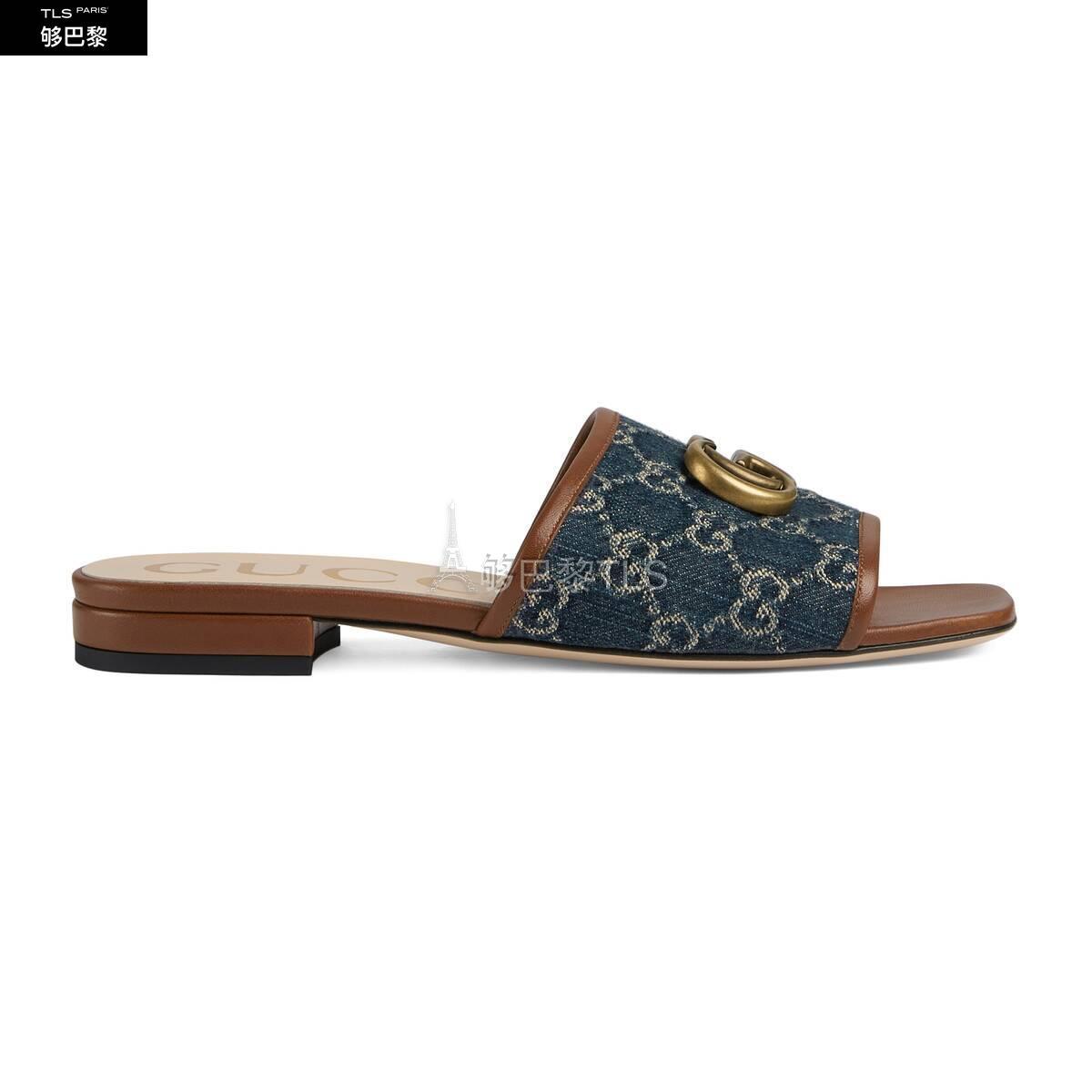 【包邮包税】 gucci古驰 21年秋冬 女士 女士双g凉鞋 647630 2kq50