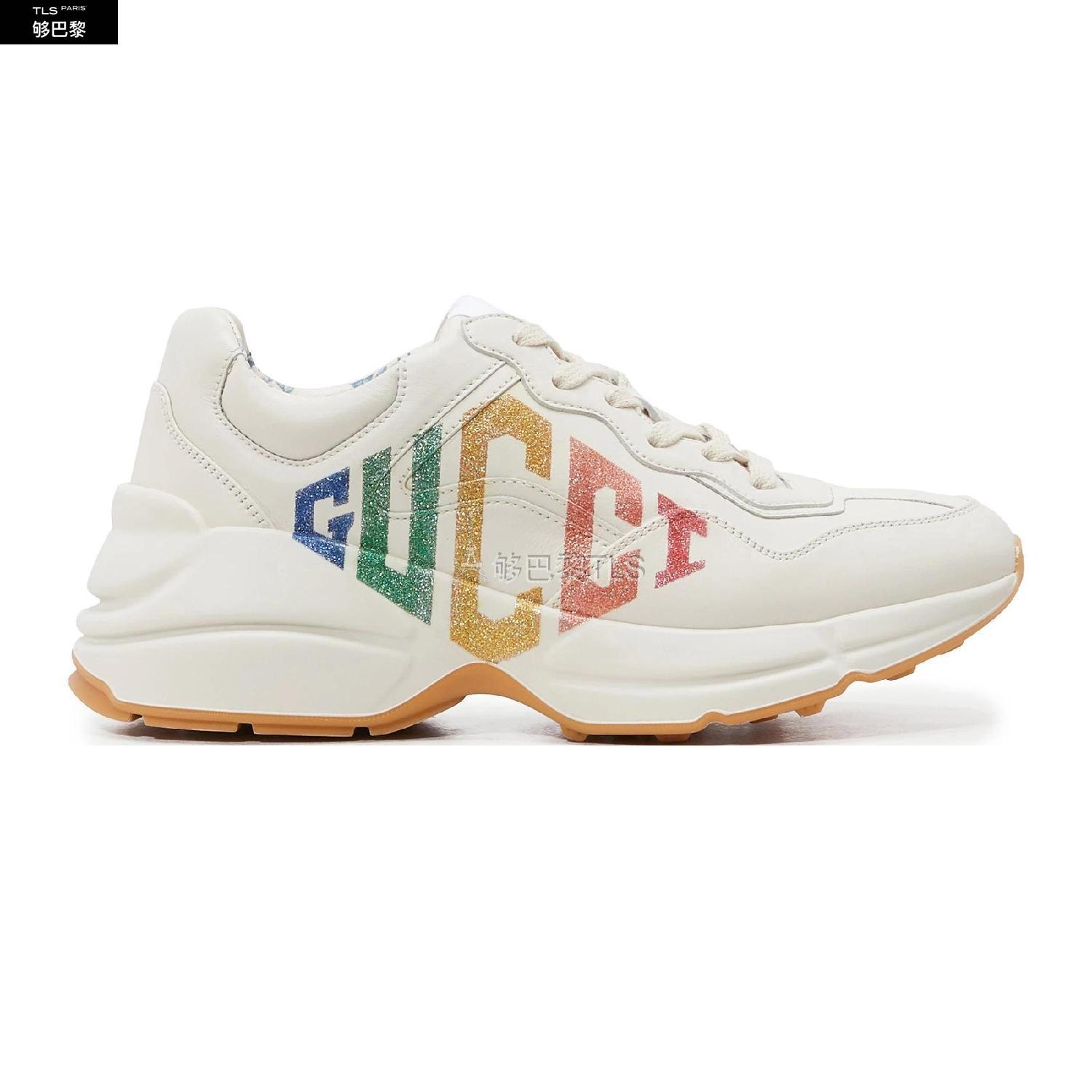【包邮包税】 gucci古驰 21年秋冬 女士 休闲运动鞋 rhyton 运动鞋 gu