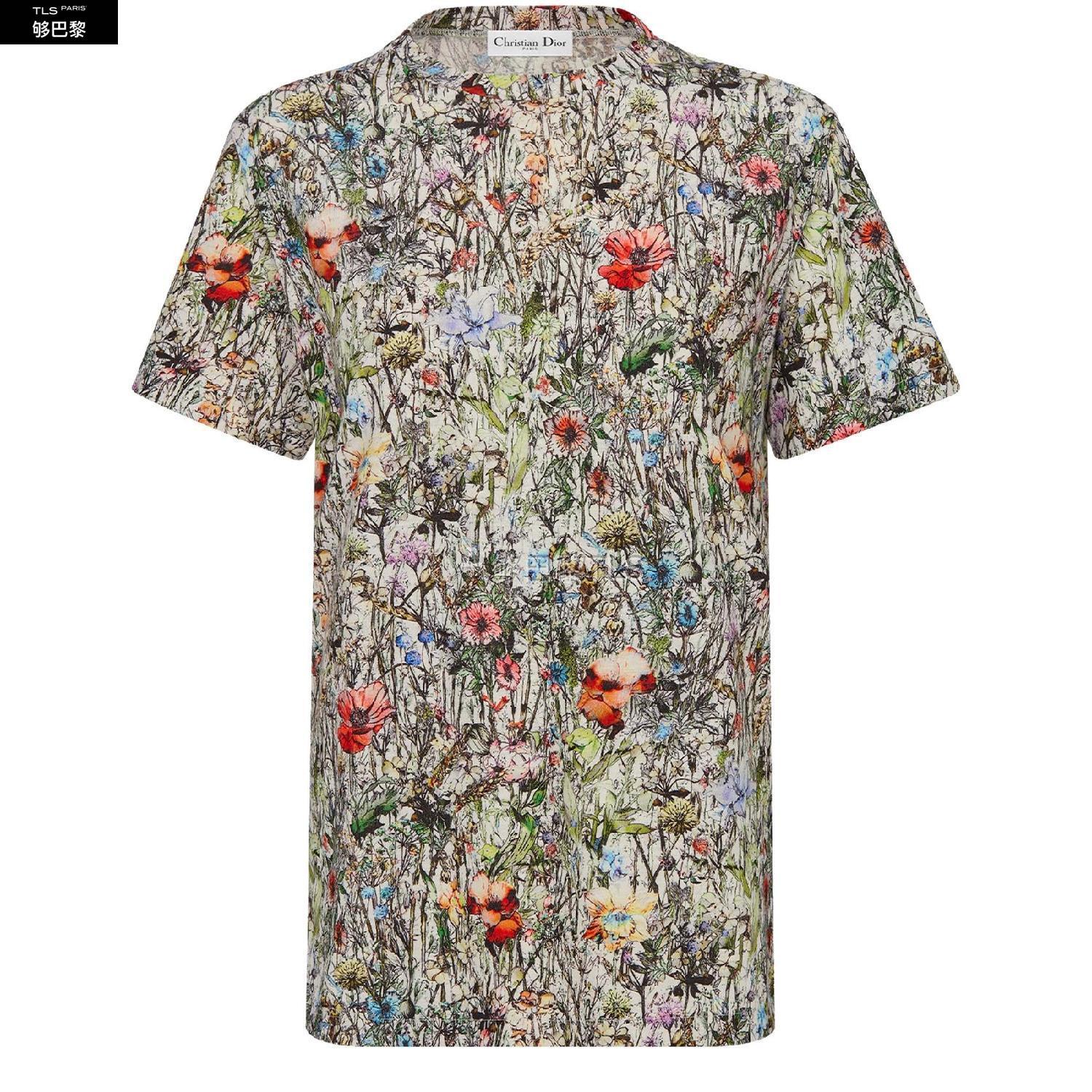 【包邮包税】 dior迪奥 21年秋冬 女士 短袖t恤 t 恤 dio68vtamul