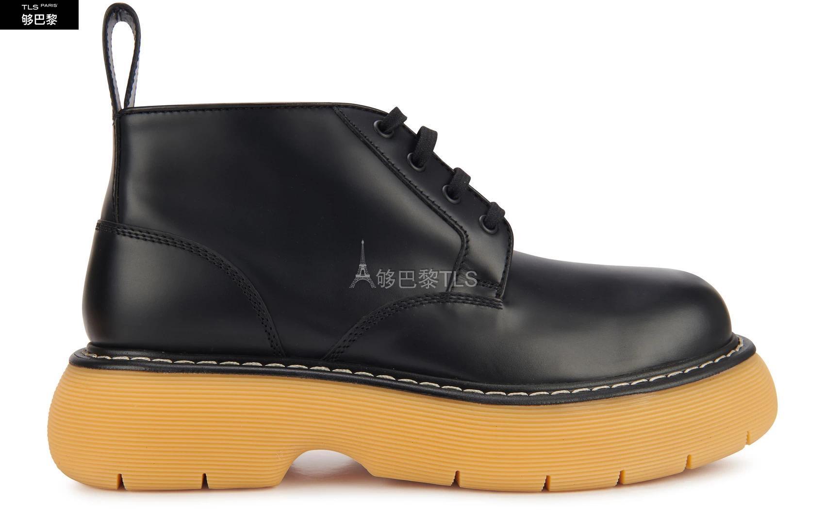 【包邮包税】 bv葆蝶家 21年秋冬 男士 短靴 真皮靴 bot48tz8bck 预定