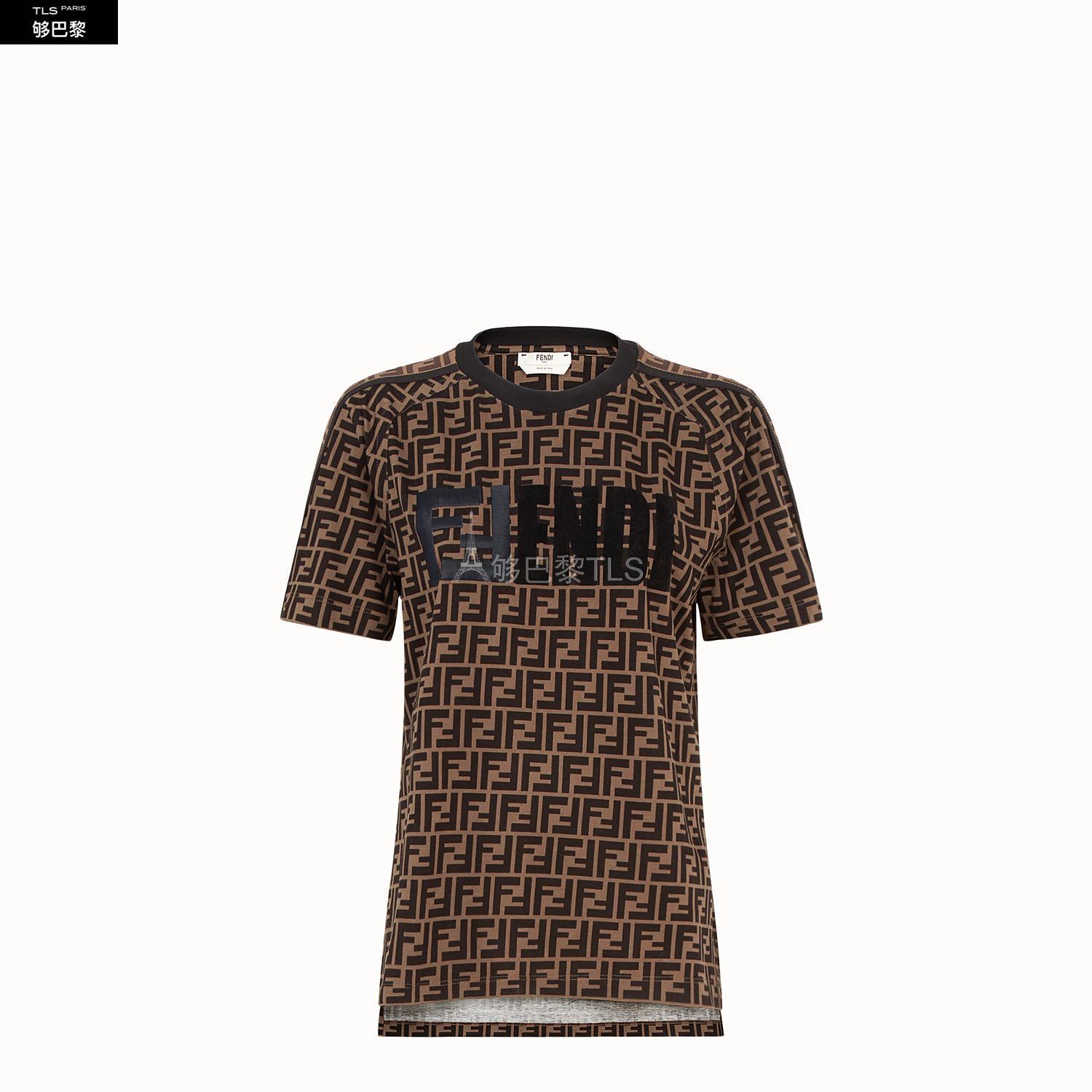【包邮包税】 fendi芬迪 21年秋冬 女士 短袖t恤 t恤 fs7074a5hlf15nh