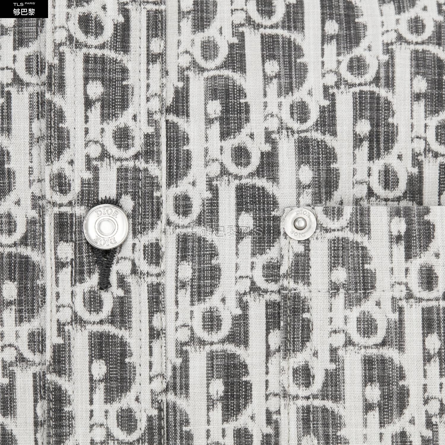 【包邮包税】 dior迪奥 21年秋冬 男士 长袖衬衫 外套衬衫-黑色棉质