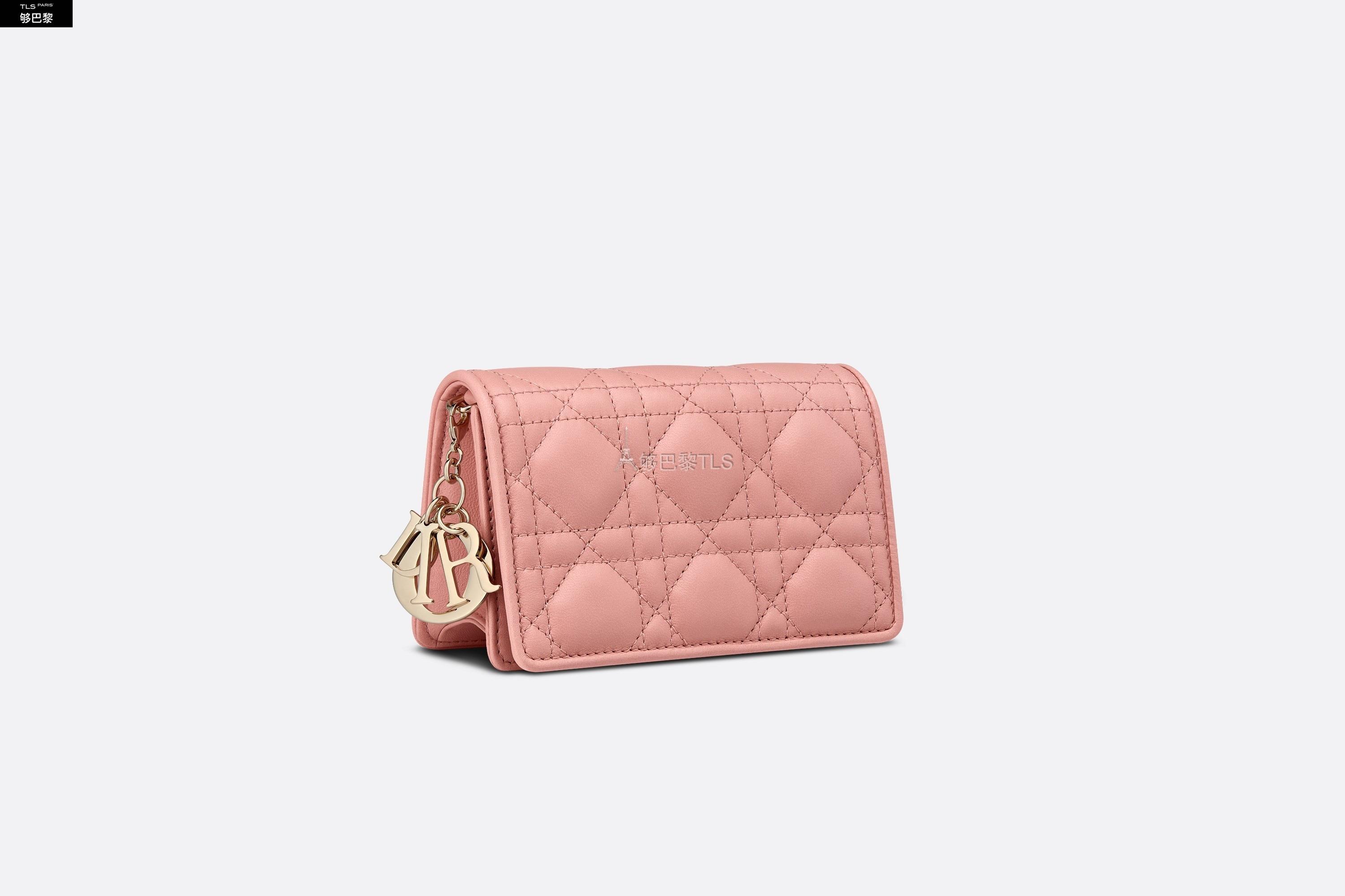 【包邮包税】 dior迪奥 21年春夏 女士 手拿包 手拿包-天使粉色羊皮革