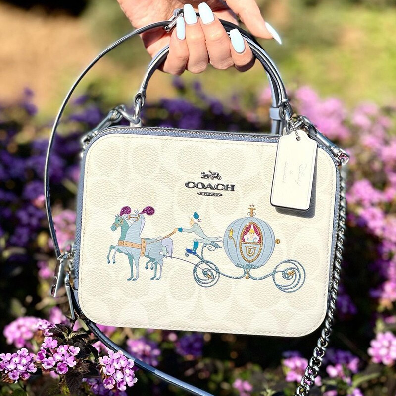 【国内现货秒发】coach/蔻驰迪士尼合作限量款pvc女包经典贴饰斜挎包