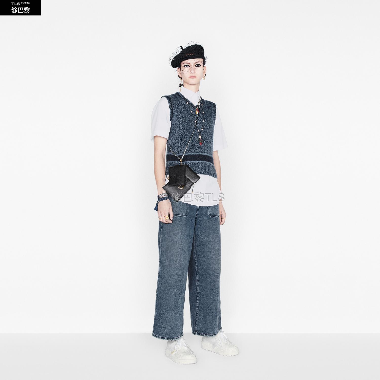 【包邮包税】 dior迪奥 21年春夏 女士 长袖衬衫 圆弧衬衫 121b64a