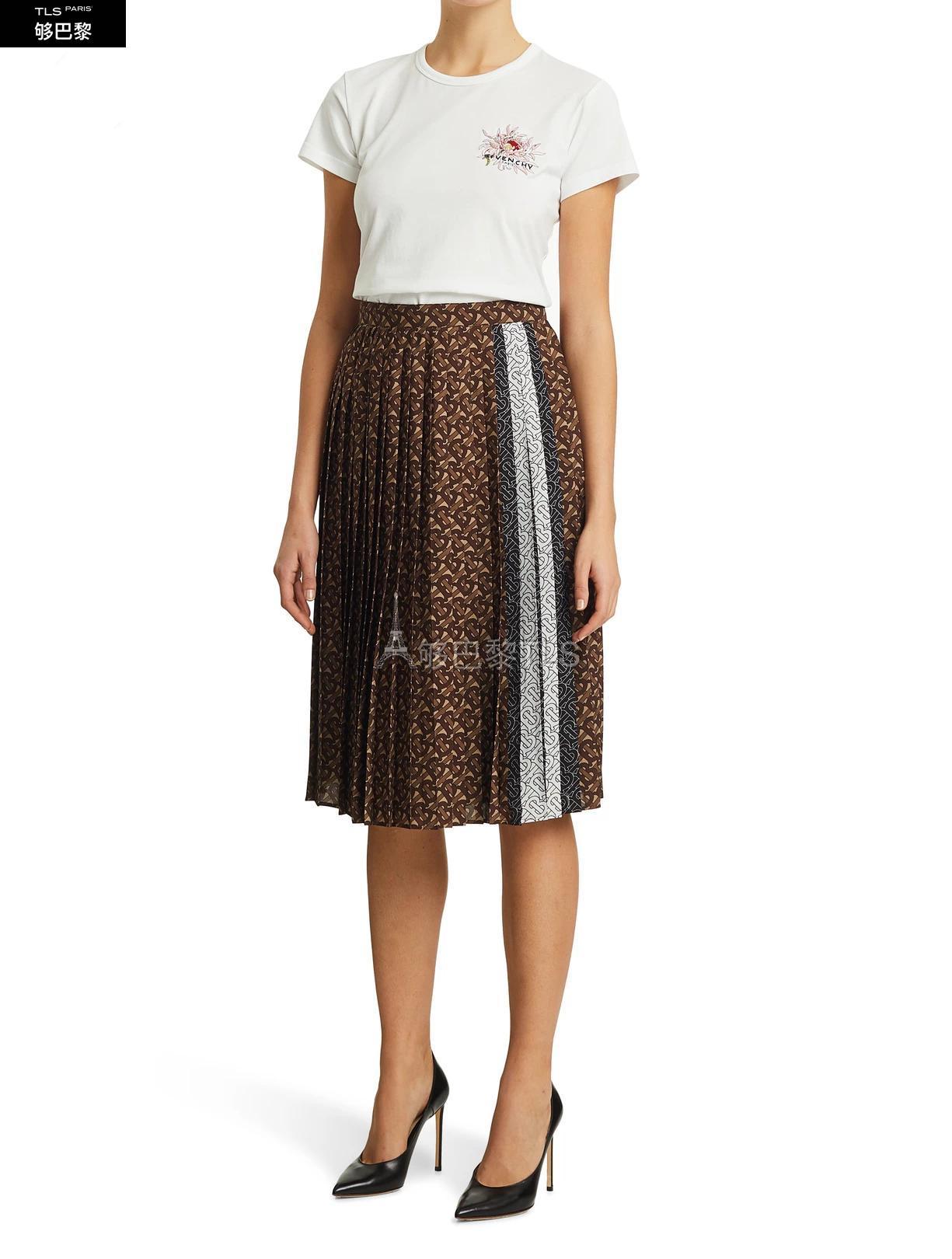 【包邮包税】 burberry 21年春夏 女士 半身裙 marine 半身裙 bur38