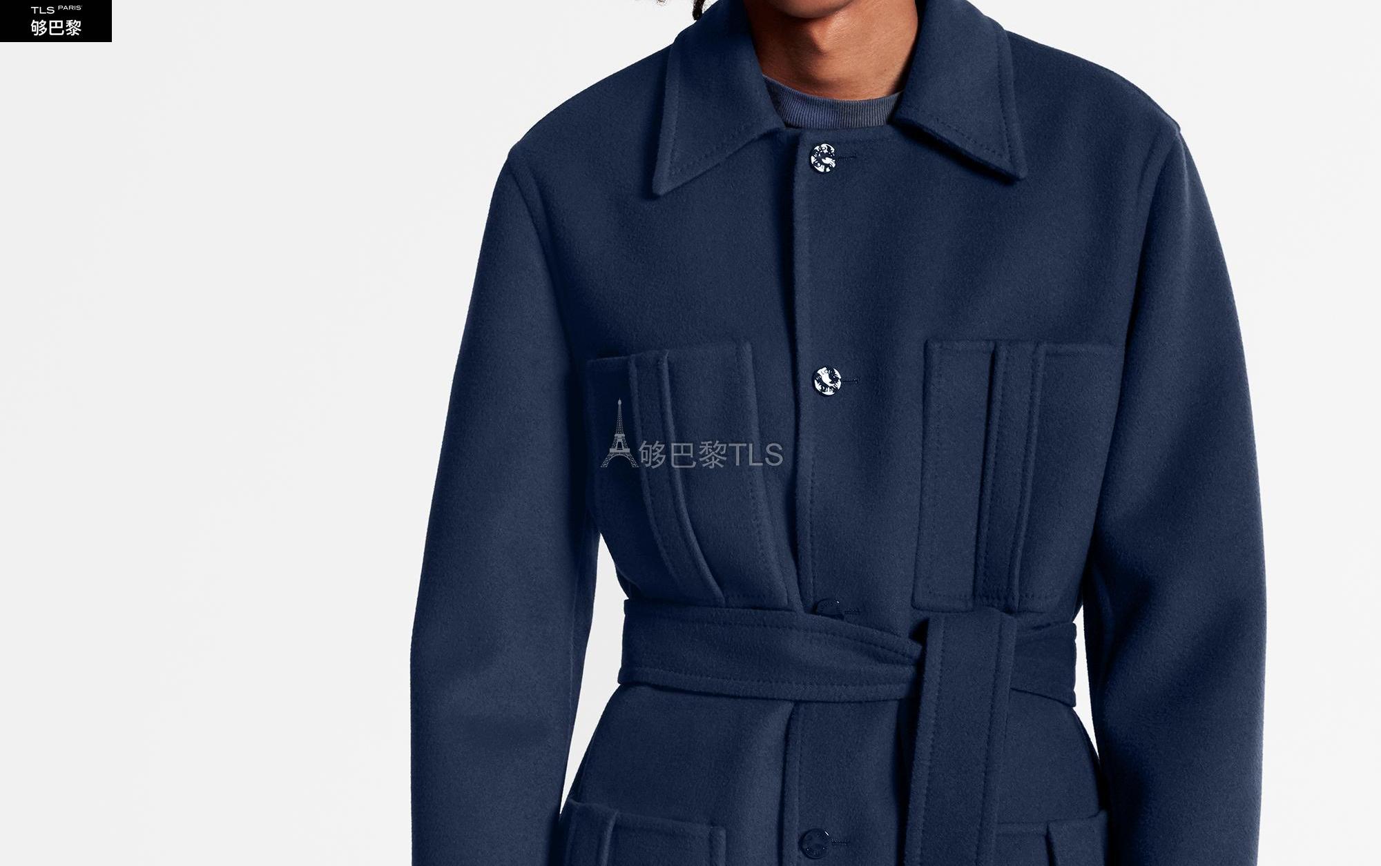 【包邮包税】 lv路易威登 21年秋冬 男士 大衣 迷彩双面狩猎大衣 1a5