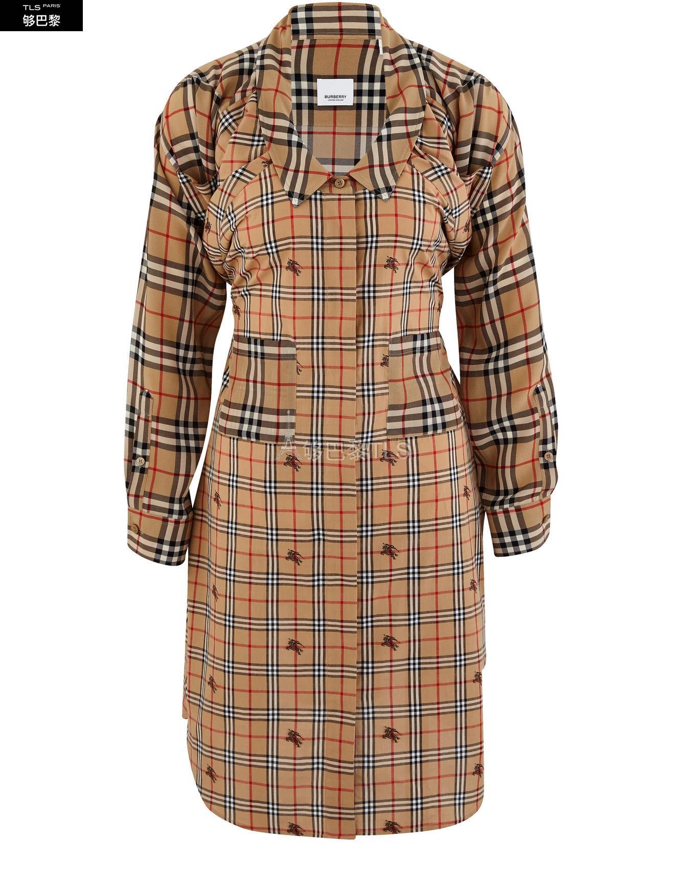 【包邮包税】 burberry 21年秋冬 女士 连衣裙 连衣裙 bur985bkbei