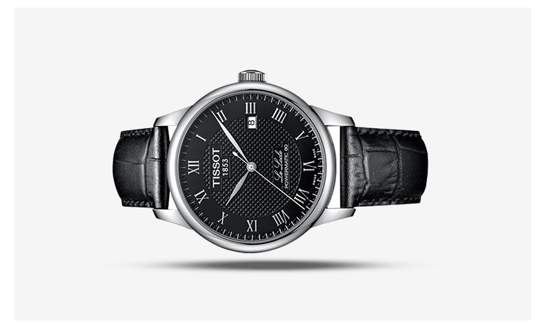 【正品盒装】TISSOT/天梭  力洛克系列 皮革 自动机械机芯 男表 T006.407.16.053.00