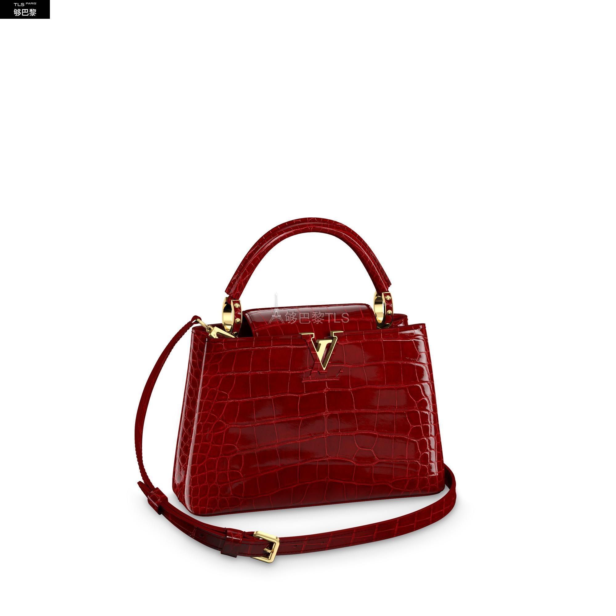 【包邮包税】 lv路易威登 21年秋冬 女士 手提包 capucines bb 手袋 n