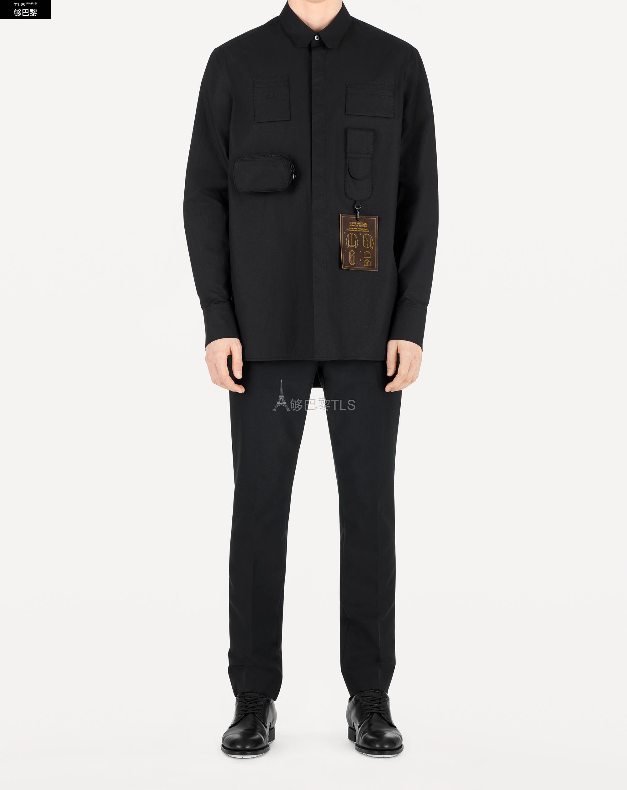 【包邮包税】 lv路易威登 21年秋冬 男士 长袖衬衫 多口袋工装衬衫 1