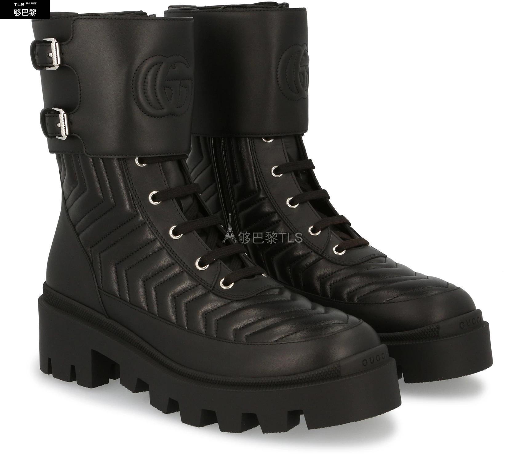 【包邮包税】 gucci古驰 21年春夏 女士 短靴 frances 靴 gucg87czbck