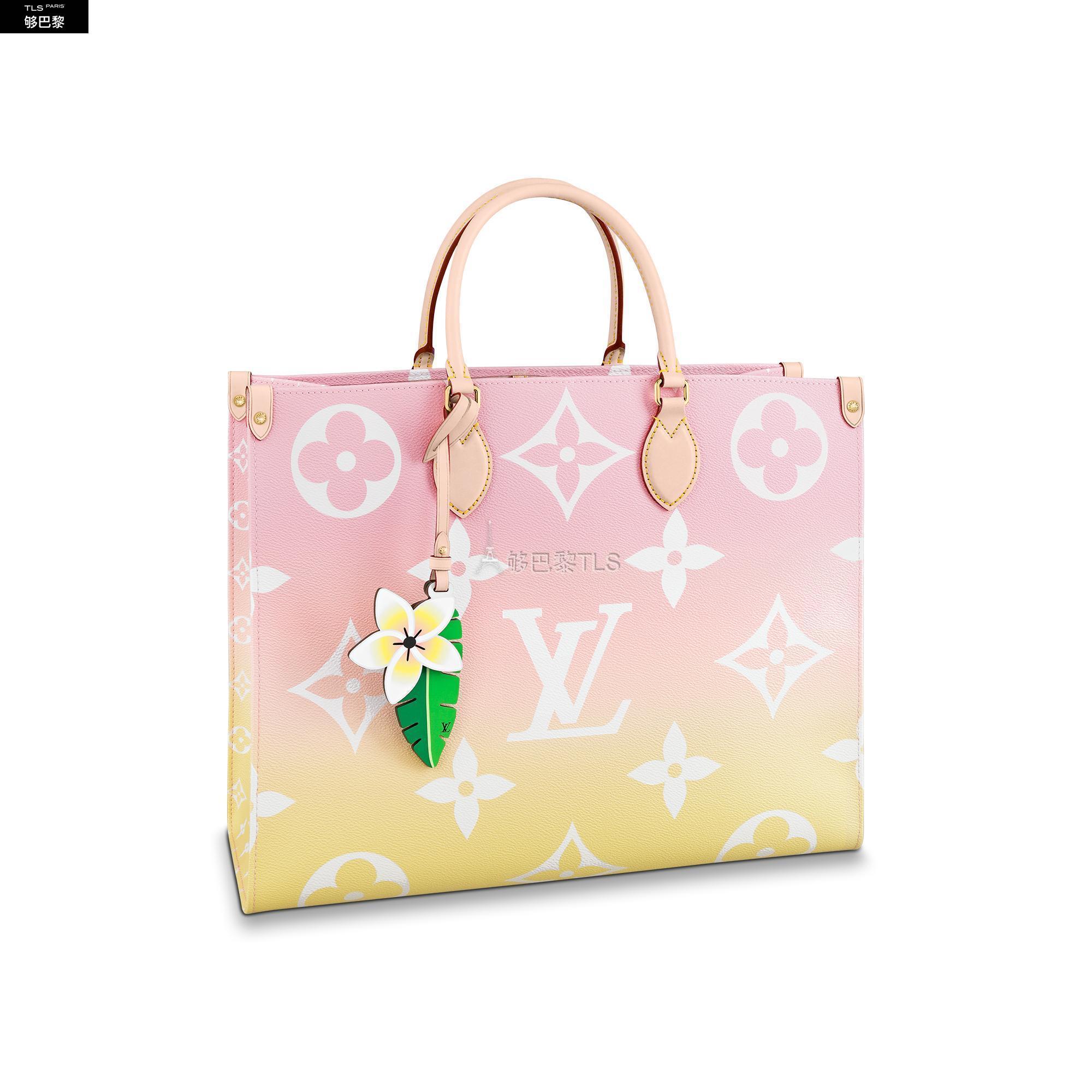 【包邮包税】 lv路易威登 21年秋冬 女士 手提包 onthego 大号手袋 m5