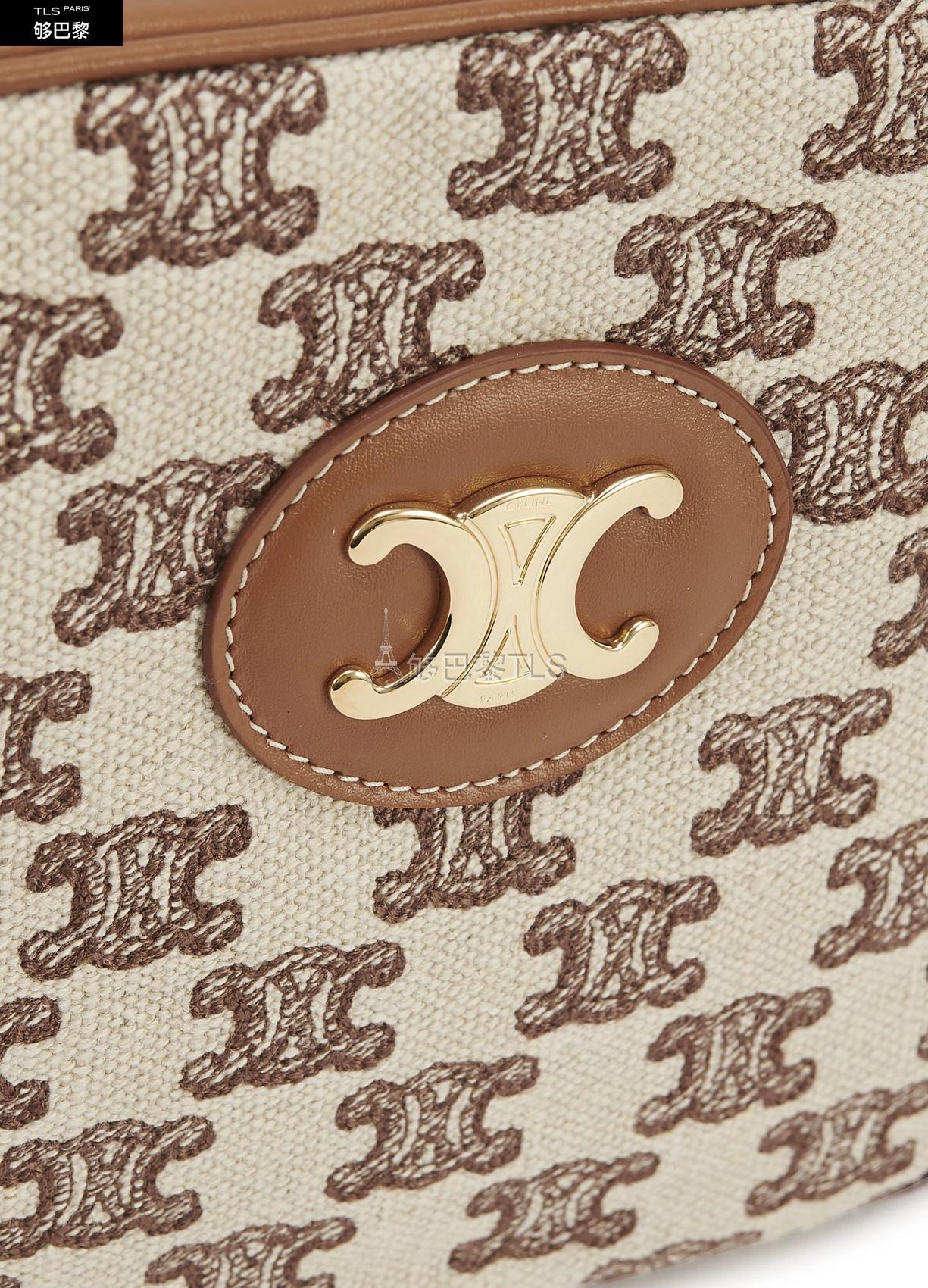 【包邮包税】 celine赛琳思琳 21年秋冬 女士 单肩包 triomphe 刺绣