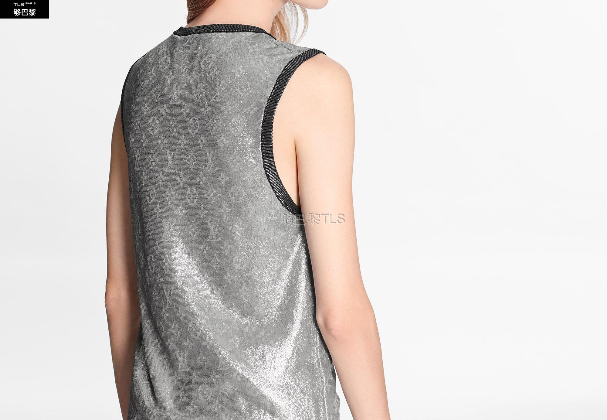 【包邮包税】 lv路易威登 21年秋冬 女士 背心 金属质感背心 1a8l7y 1