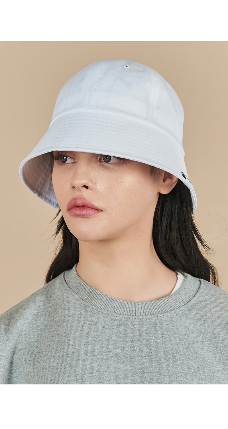 [21春夏]varzar/varzar monogram label系列韩版男女同款白色渔夫帽