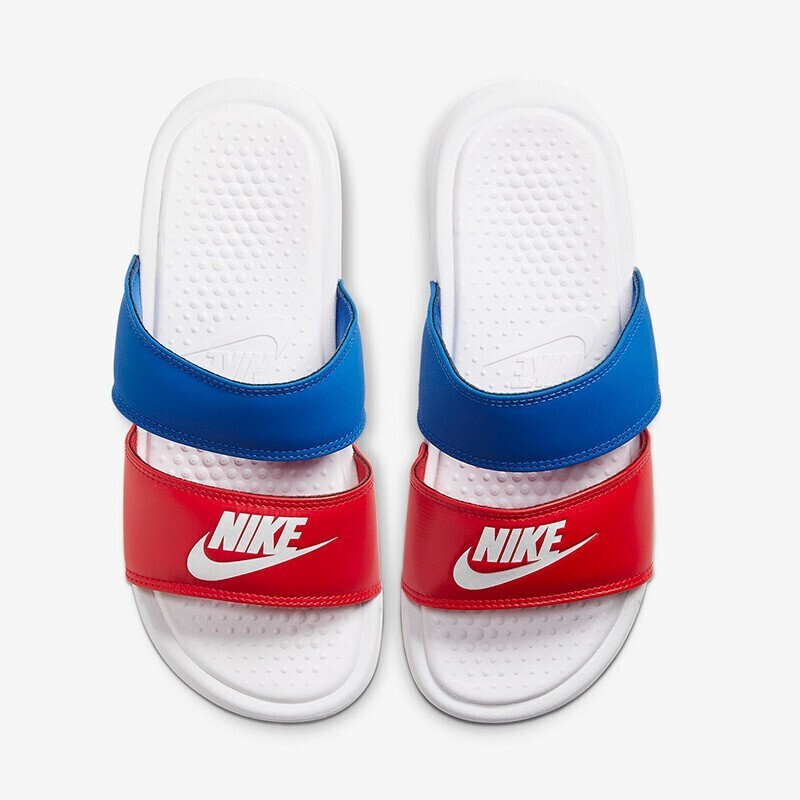 nike/耐克 新款运动休闲鞋凉鞋字母中性生活绑带忍者家居拖鞋 819717