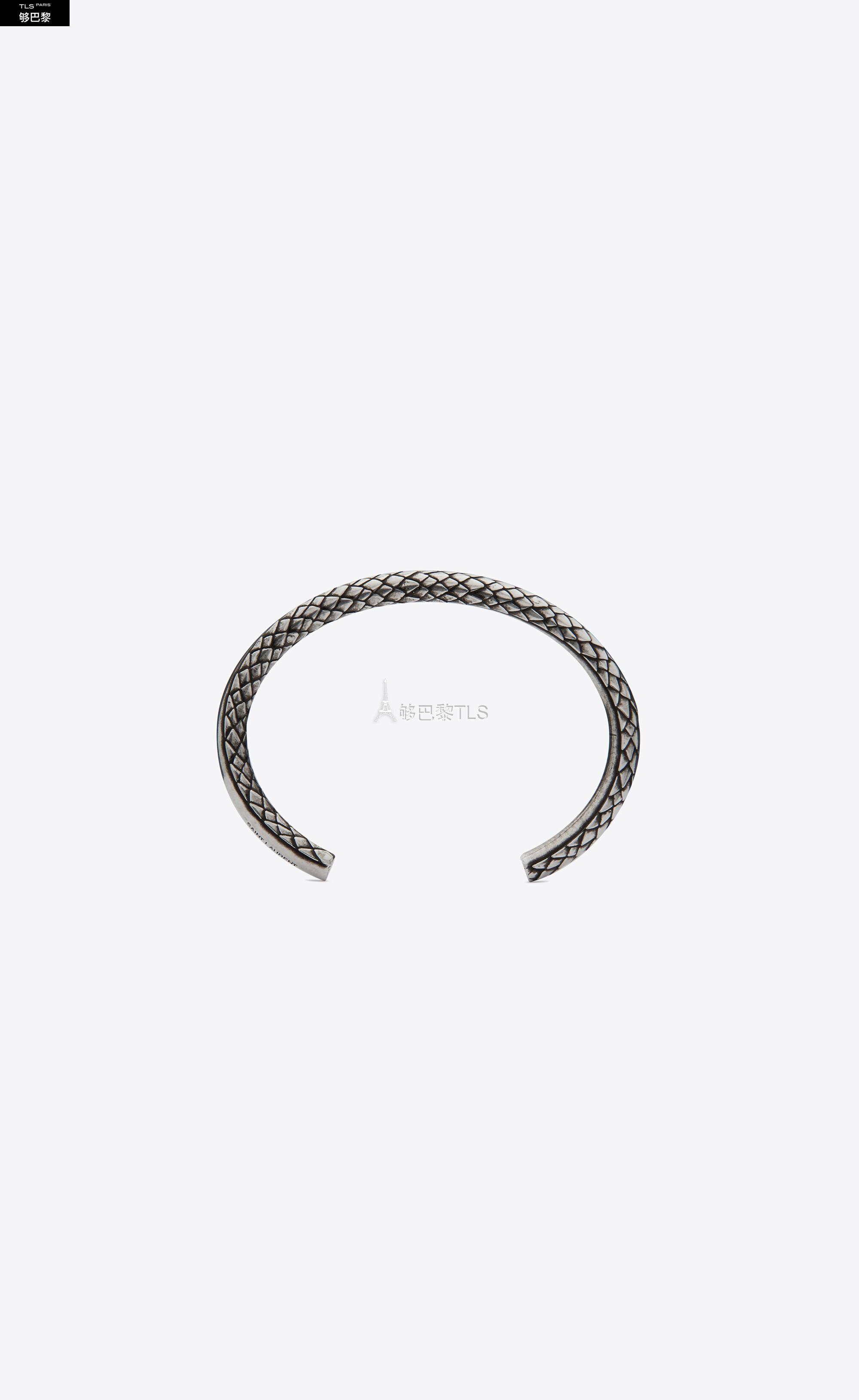 【包邮包税】 ysl圣罗兰saint laurent 21年春夏 女士 手镯 小号蛇纹