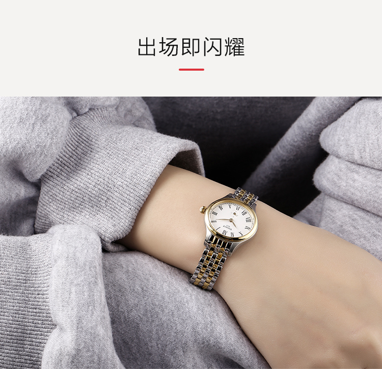 【正品盒装】TISSOT/天梭  臻时系列 精钢镀金 石英机芯 女表 T103.110.22.033.00