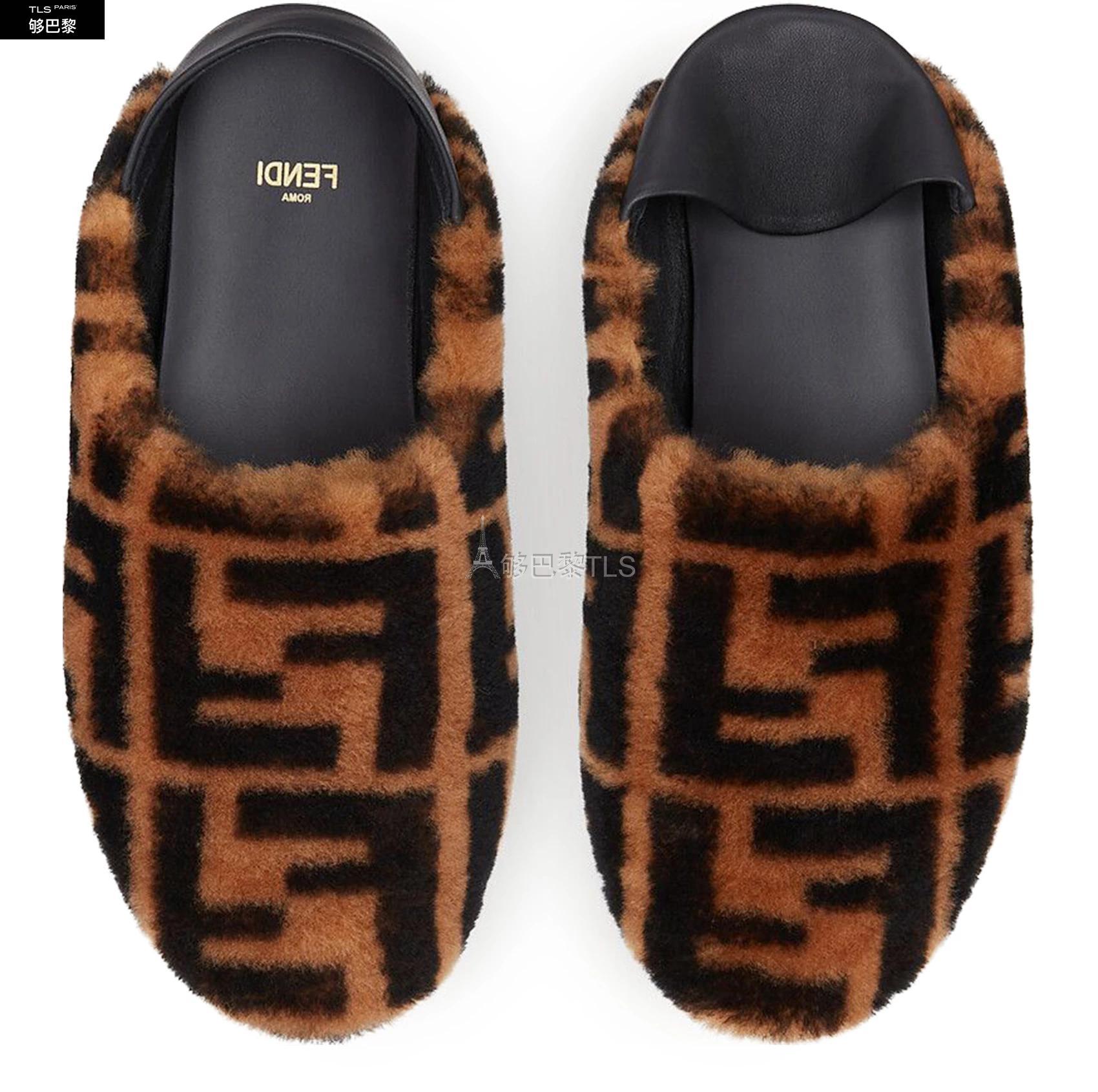 【包邮包税】 fendi芬迪 21年秋冬 女士 平底鞋 拖鞋 fenrf8x8brw