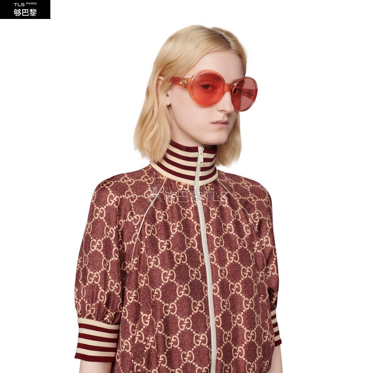 【包邮包税】 gucci古驰 21年秋冬 女士 gg印花真丝