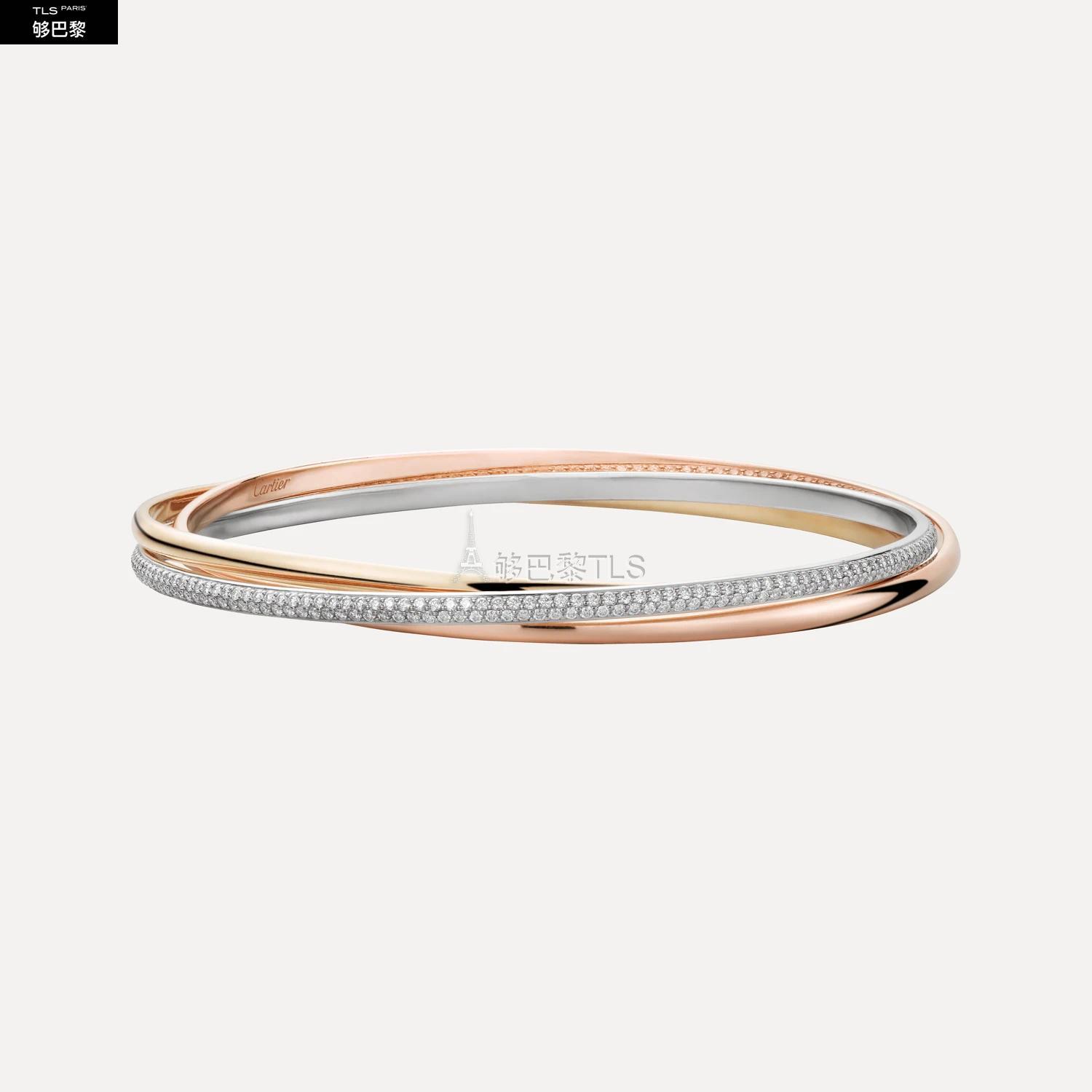 卡地亚 手镯】【包邮包税】 cartier 21年秋冬 女士 手镯 trinity手镯