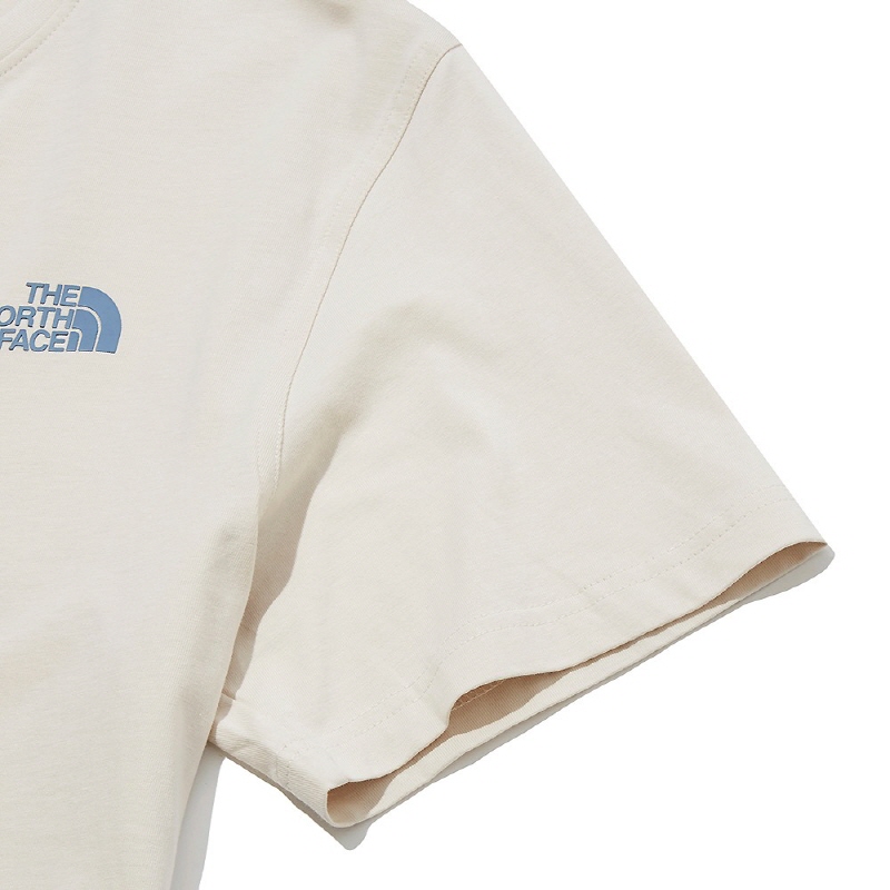 北面[m] 韩版 21年新款 tnf basic cotton s/s r/tee 户外男士t恤 nt7