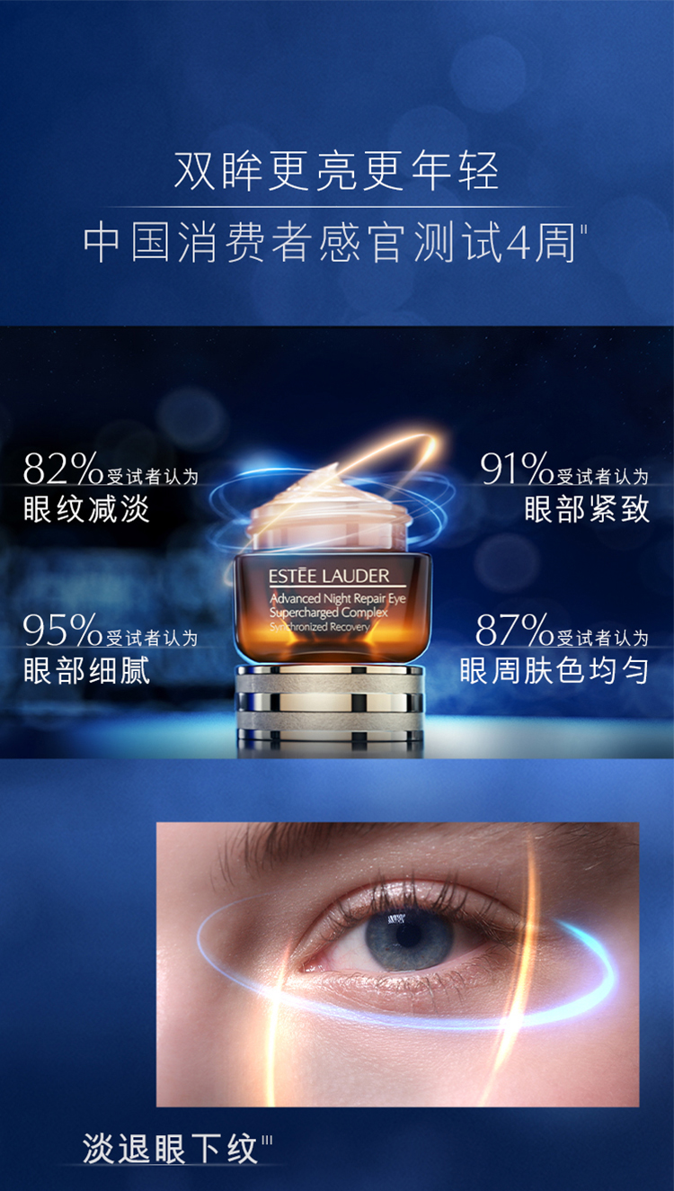 Estee Lauder/雅诗兰黛 小棕瓶限量护肤套装 小棕瓶眼霜15ml+小棕瓶眼霜5ml+小棕瓶精华7ml