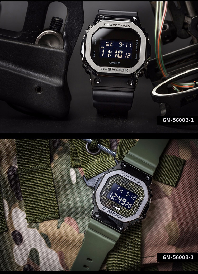 CASIO/卡西欧 G-SHOCK系列小方块运动时尚防水男表GM-5600