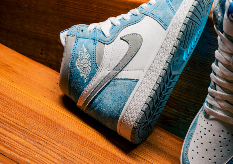 nike/耐克 air jordan 1 high og aj1 薄荷糖 水洗蓝 雾霾蓝 高帮