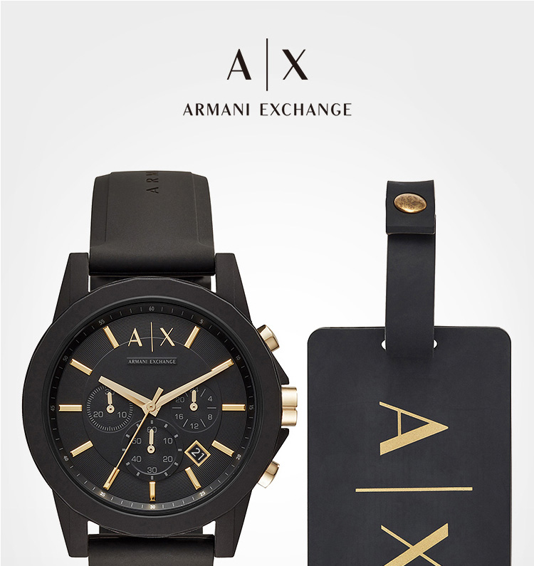 阿玛尼手表 ARMANI EXCHANGE/ARMANI EXCHANGE 礼盒款男士石英腕表AX7105