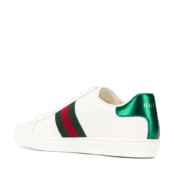 【gucci古驰 女士休闲运动鞋】ucci/古驰 女士白色字母印花图案休闲鞋