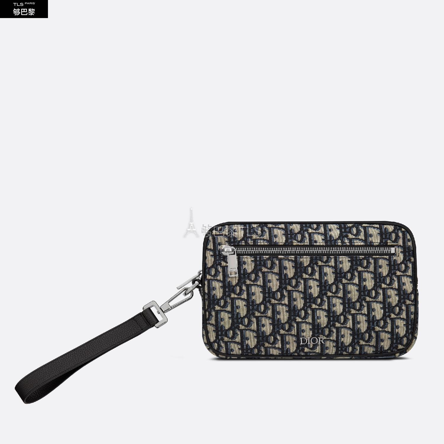 【包邮包税】 dior迪奥 21年春夏 男士 手拿包 手拿包-米色和黑色