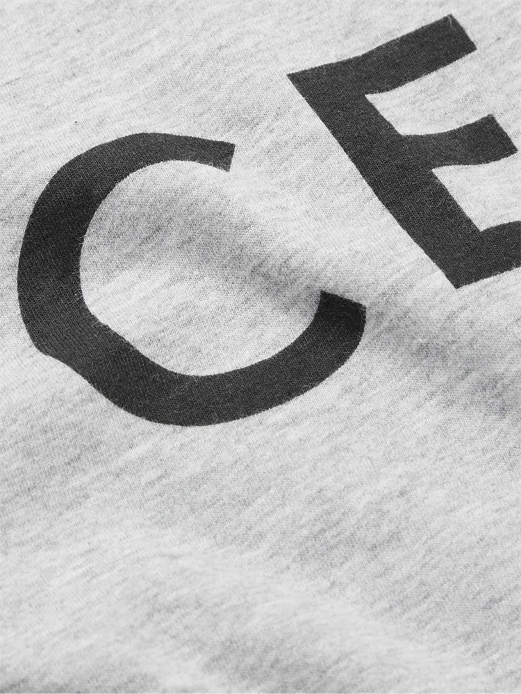 【经典】celine/赛琳 celine logo t恤 男女同款 中性风格 宽松设计