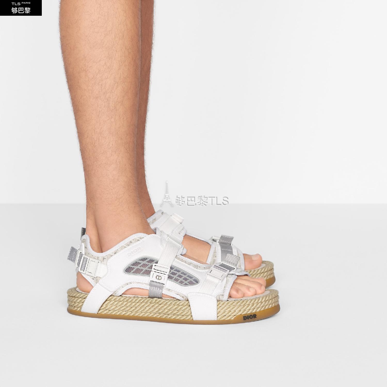 【包邮包税】 dior迪奥 21年春夏 男士 平底凉鞋 dior atlas 凉鞋 3sa