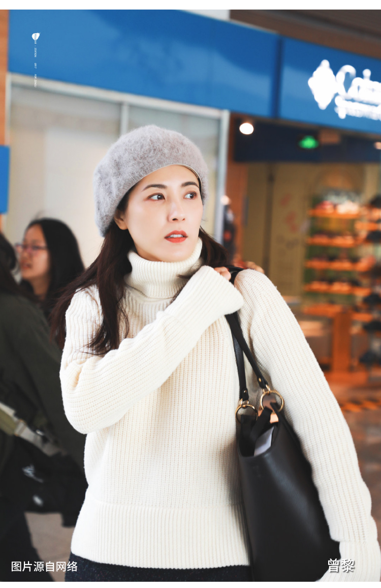 coccinelle/可奇奈尔 小牛皮 手提包 madelaine 单肩手提 小号 牛剖层