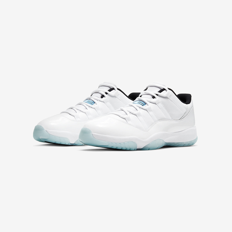 nike/耐克 air jordan 11 low 男女同款 aj11 白蓝 传奇蓝 情侣篮球鞋